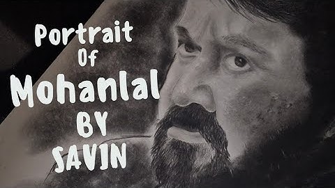 Mohanlal from thudarum #drawing 