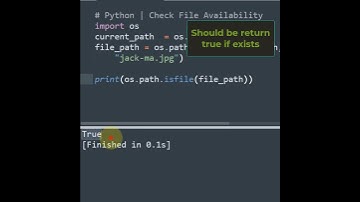 Python has inbuilt method to check file exists inside folder or not  #Shorts