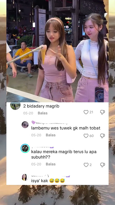 2 bidadari 🥰 netijen adu komenan 🤣🔥 #trending #shortsfeed