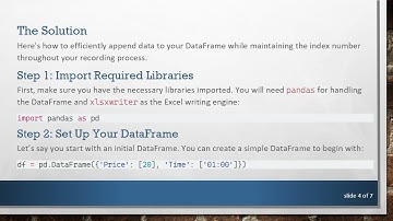 How to Append Data to a New Row in Pandas Without Changing the Index Number