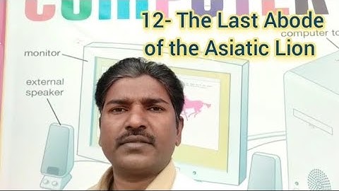 The Last Abode of the Asiatic Lion Explanation in Hindi and English # Bright Future Academy (BFA)