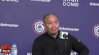 Ty Lue Asked About Angry Clipper Fans, Reacts To 5Th Straight Loss. Hoopjab Nba
