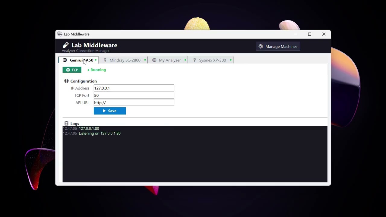 Lab Middleware Automation Solution Laboratory