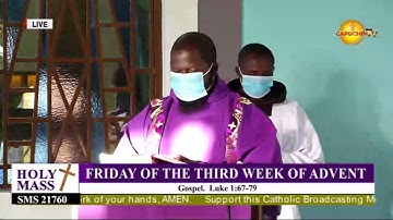 24-12-2021 CAPUCHIN TV LIVE: Friday of the Fourth Week of Advent .