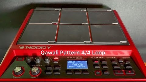 Qawali Pattern 4/4 Loop || Roland Spd sx || Sp-606 || Indian Loops || Backup || Noddy Butt ||