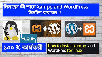 how to install xampp and wordpress linux all os system
