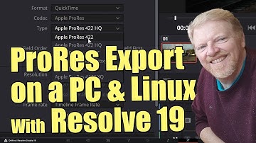ProRes Export in Resolve 19
