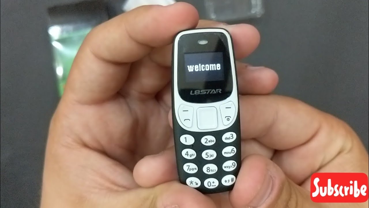 Mini Phone Dual Sim (le plus petit Gms) L8Star
