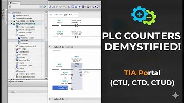 Mastering TIA Portal Counters: CTU, CTD, & CTUD Explained (PLC Programming Tutorial)