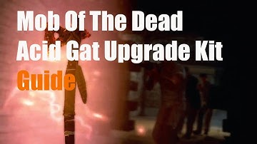 Black Ops 2 Zombies Mob of the Dead Parts for the AcidGat Guide How To Build The Acidgat