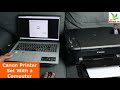 Canon Printer Set Up With a Computer/Laptop