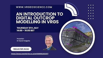 Announcement of upcoming Introduction to Digital Outcrop Interpretation with VRGS workshop