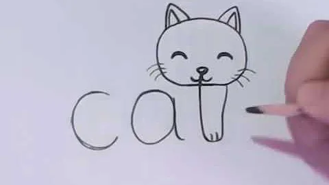 Wie malt man Katzen einfach?