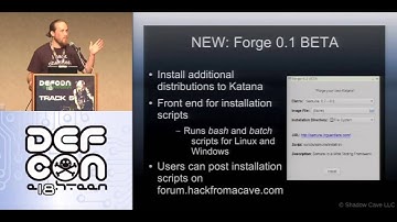 DEF CON 18 Hacking Conference Presentation By JP Dunning  Katana Portable Multi-Boot Security Suite