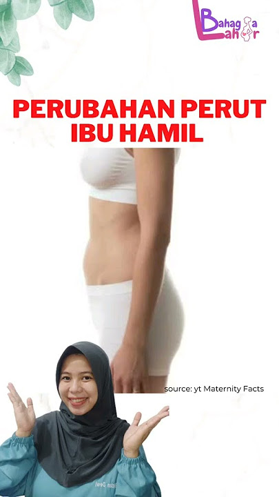 Perubahan Perut Ibu Hamil 1-9 Bulan #edukasikesehatan #kehamilan #hamil