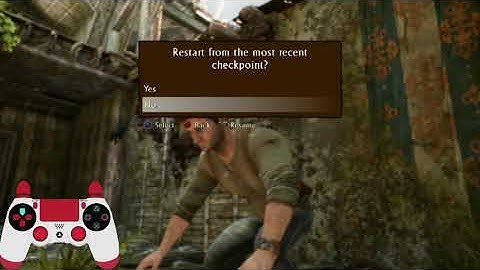 Uncharted 3 | Chapter 7 Chandelier Skip w/ Controller Inputs