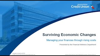 Surviving Economic Changes webinar from Oct. 2, 2025