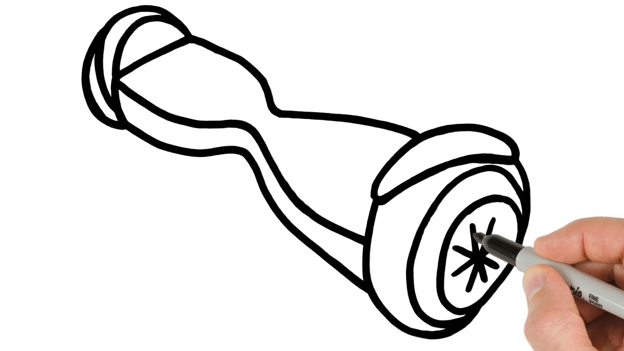 How To Draw A Hoverboard