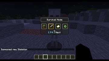 How to Spawn Minecraft Skeleton without bow