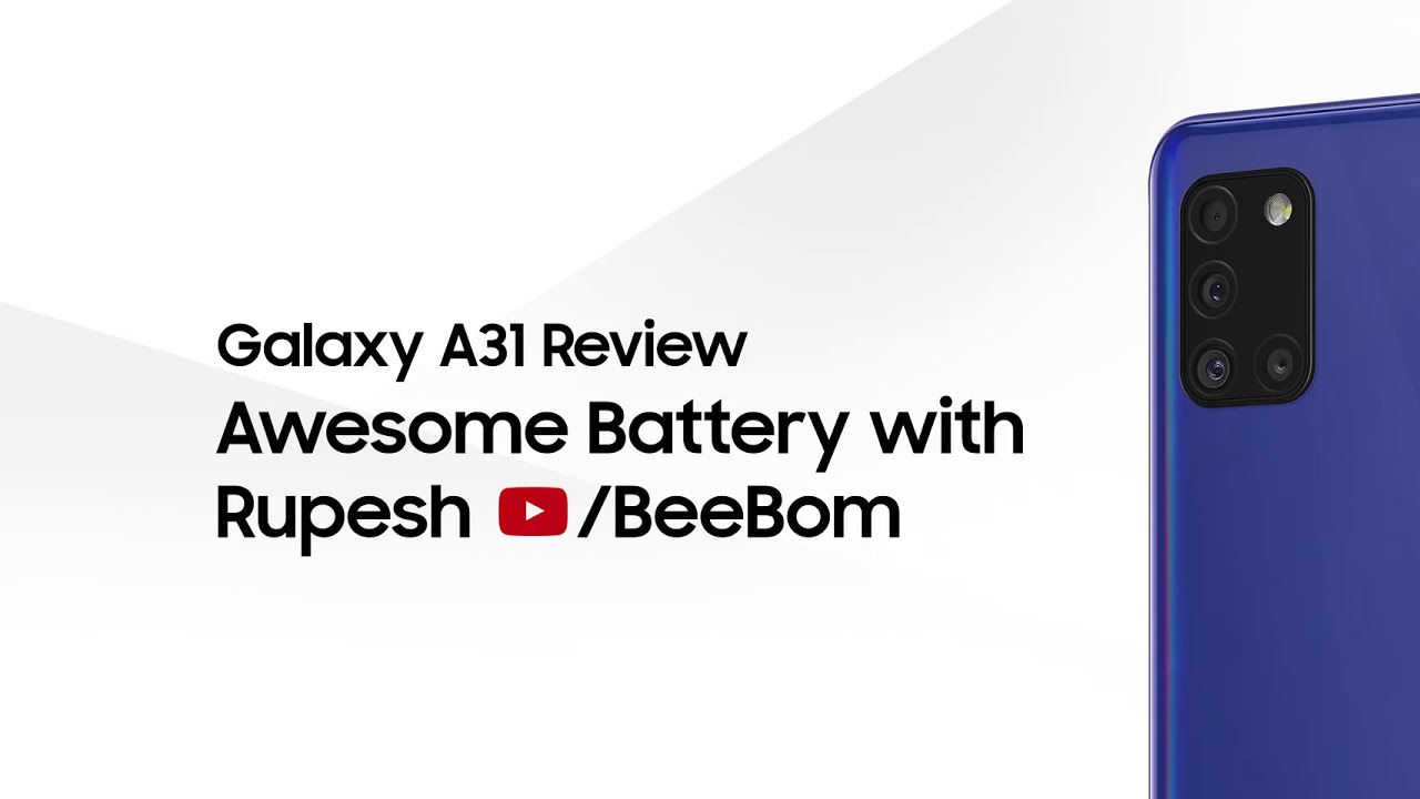 Samsung A31 Reviews... - YouTube