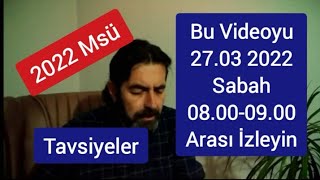 Msü / Bu Videoyu Sabah 08.00-09.00 Arası İzleyin / Msü Sınav Tavsiyeleri / BAŞARILAR