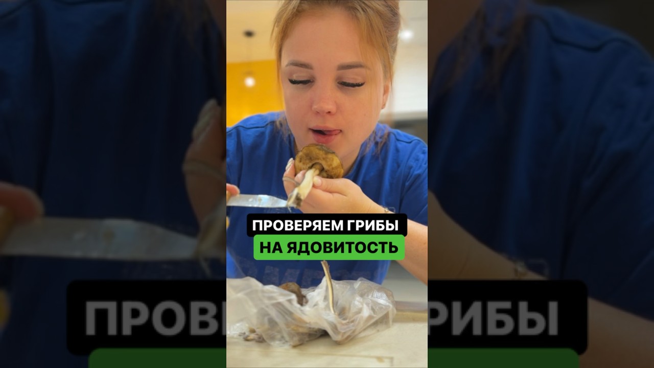 Как проверить грибы на ядовитость | Настя и советы | ПОДПИШИСЬ ⬆️🔔
