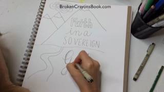 Free Christian Coloring Page - Faith in a Sovereign God