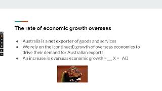VCE Economics - Unit 3 AOS 2 Factors affecting AD