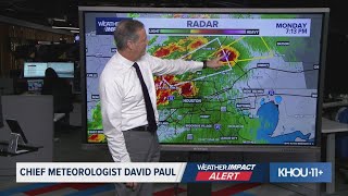 Weather Impact Alert 1124 7 P.m. Update More Storms Moving Into The Houston Area