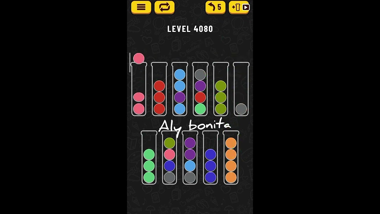 ball sort puzzle level 4080