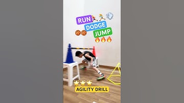 AGILITY DRILL 🌟 RUN FASTER ⚡️ JUMP HIGHER #speedandagility #shorts #ninja