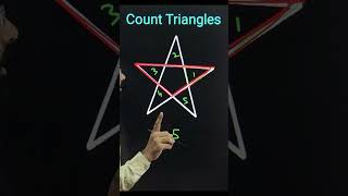 Reasoning | triangle in star | #tricks #shorts #reasoning #short #reasoningtricks #ssc #govtexam