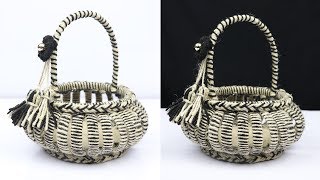 How to make a beautiful basket with plastic bottle and jute rope | best out of waste