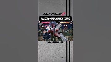 Dragunov Wall Blast Max Damage Combo | Tekken 8 #tekken #tekken8 #dragunov #combo