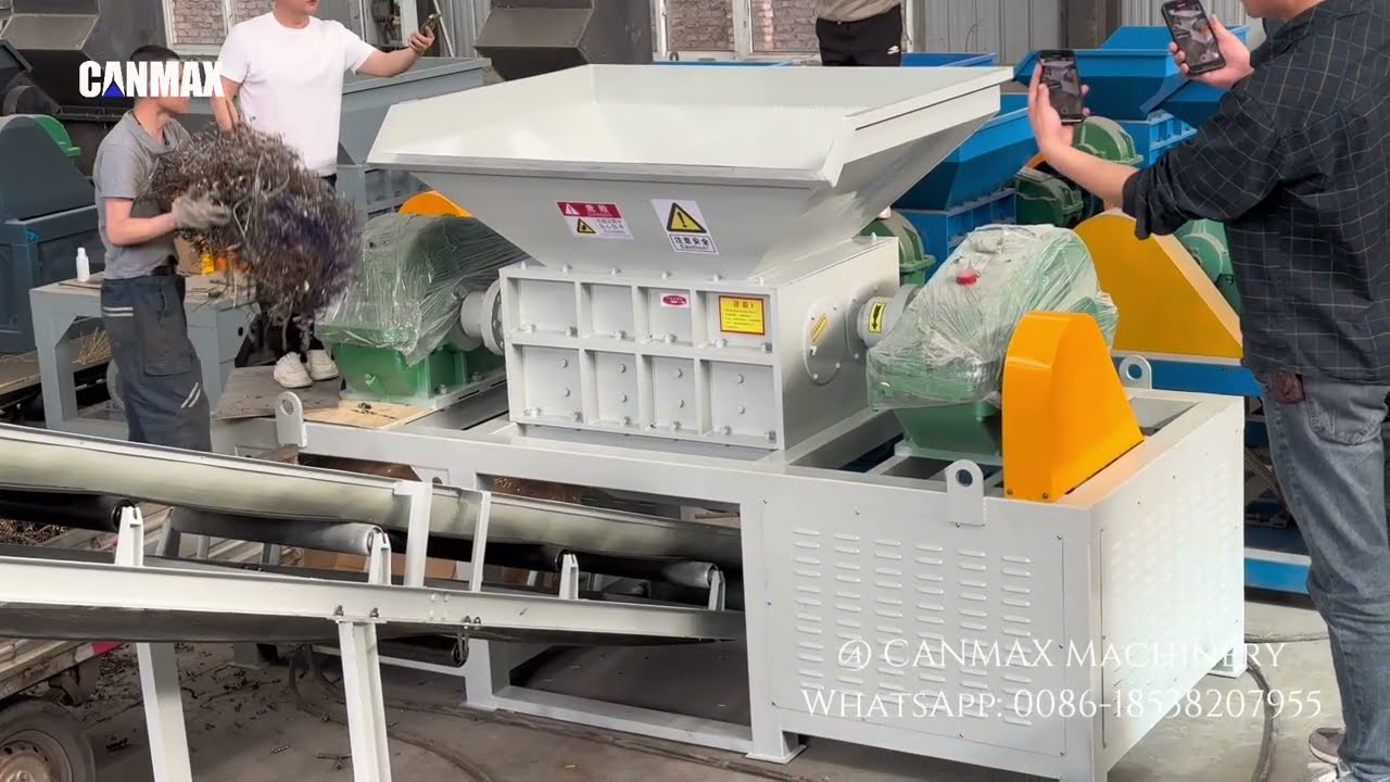 Scrap Metal Shredding & Crushing Line: Waste Metal Recycling Production Line Process #shredder 