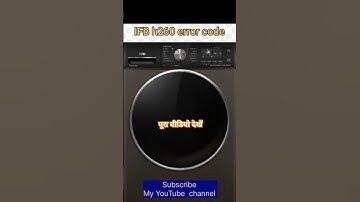 IFB H260 Error Code🪛IFB Top Load Washing Machine H260 Error🪛How To Fix Error Code H260🪛IFB H260 solv