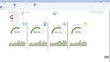 SAP Analytics Cloud live on SAP BW - Use own R Visualizations e.g. gauges based on live SAP BW data!