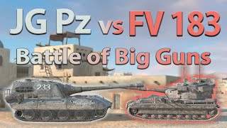: WOT Blitz Face Off || Jg. Pz. E 100 vs FV215b 183
