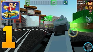 Block City Wars - Gameplay Walkthrough Part 1 - Plasma Shotgun is OP! (IOS / ANDROID)