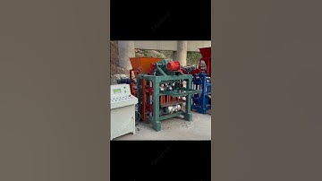 QT4-25PLC sei automatic block machine#blockmachine #concreteblockmachine #brickmachine #cementbricks
