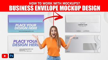 How To Work With Business Envelope Mockup