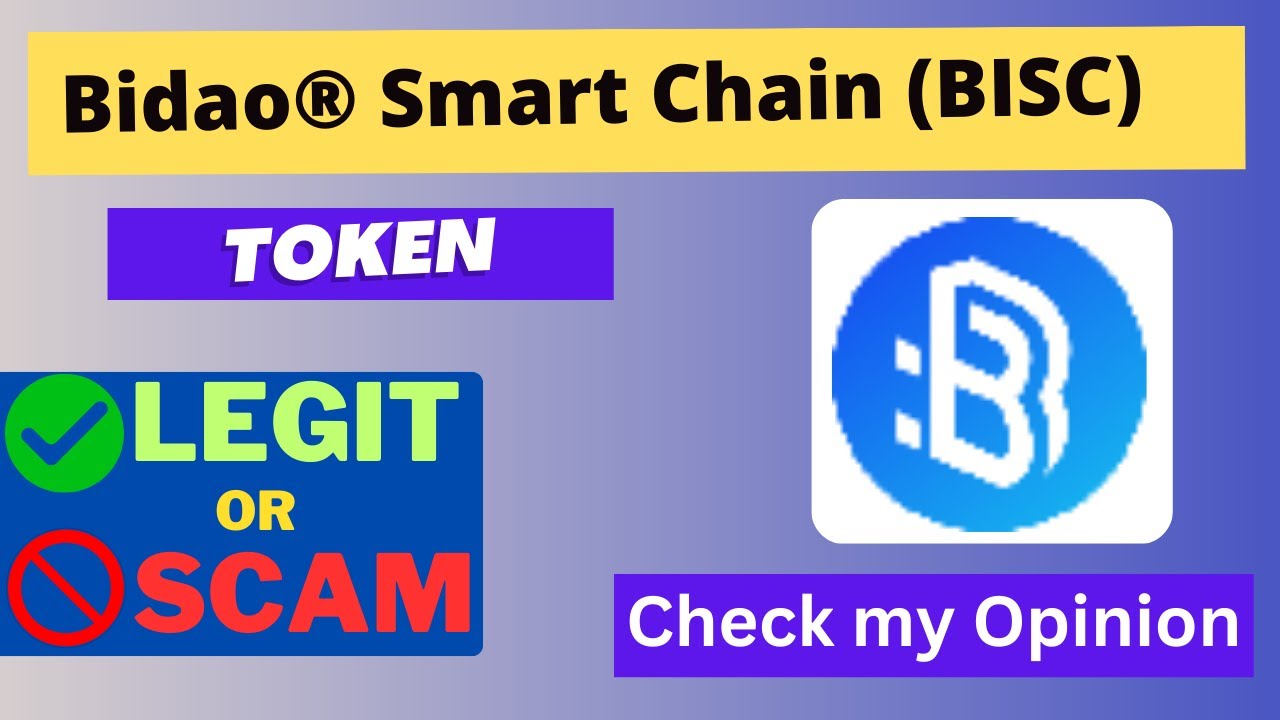 Is Bidao® Smart Chain (BISC) Token Legit or Scam ?? - YouTube