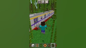 Train mod for minecraft watch till end. #shorts #minecraft