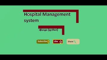 Hospital Management System PART 1 in Django-python
