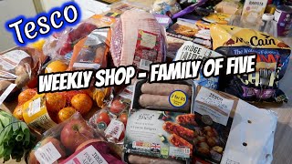 How Much Did I Spend at Tesco? Family of 5 Grocery Haul!