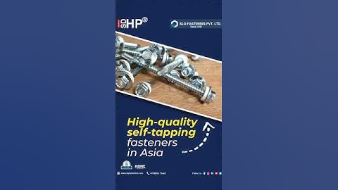Secure your success with SLG fasteners