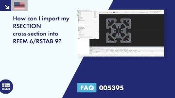 FAQ 005395 | How can I import my RSECTION cross-section into RFEM 6/RSTAB 9?
