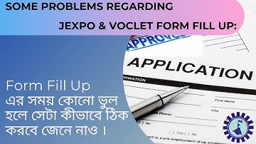 Jexpo & Voclet Form Fill Up Regarding Some Problems  How Can You Solve This ?