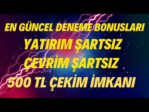 Yeni Çevrimiçi Kumarhanelerde Deneme Bonusu Oyunu Sunuluyor!