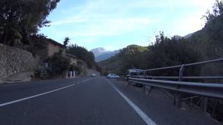 descent coll de soller to soller village-palma de mallorca road bike